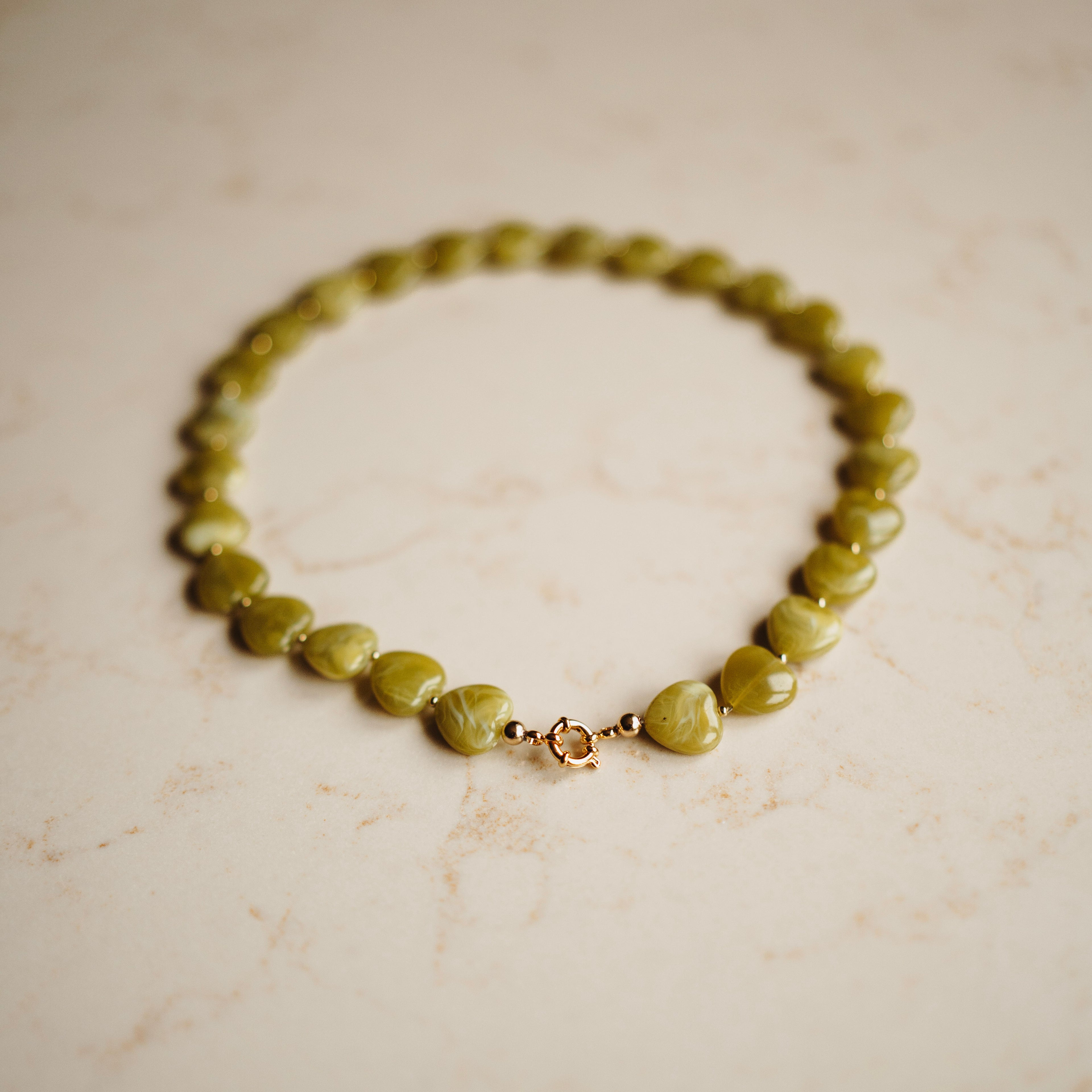 Collier Kate - Hart Mosgroen