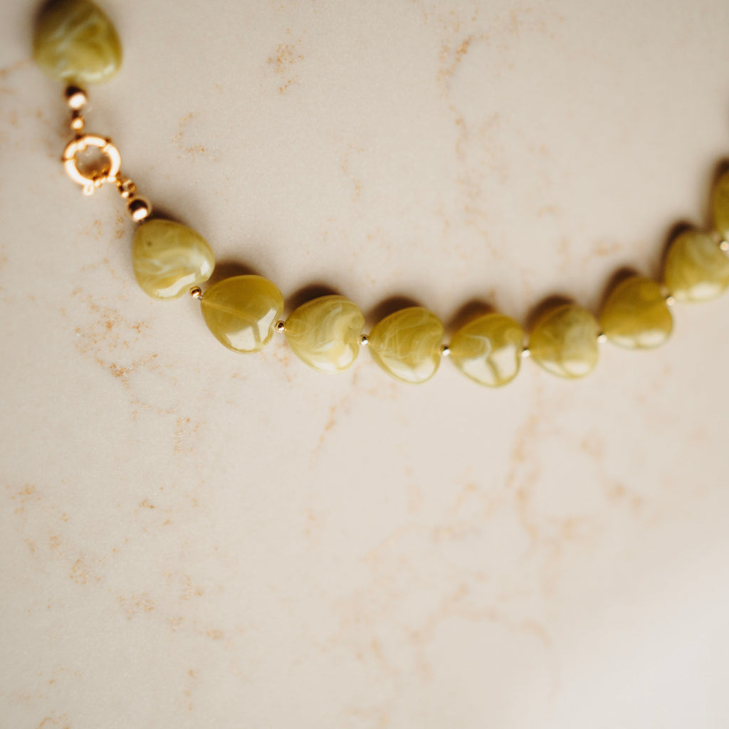 Collier Kate - Hart Mosgroen