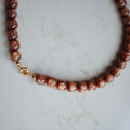 Collier Amy - bruin rond
