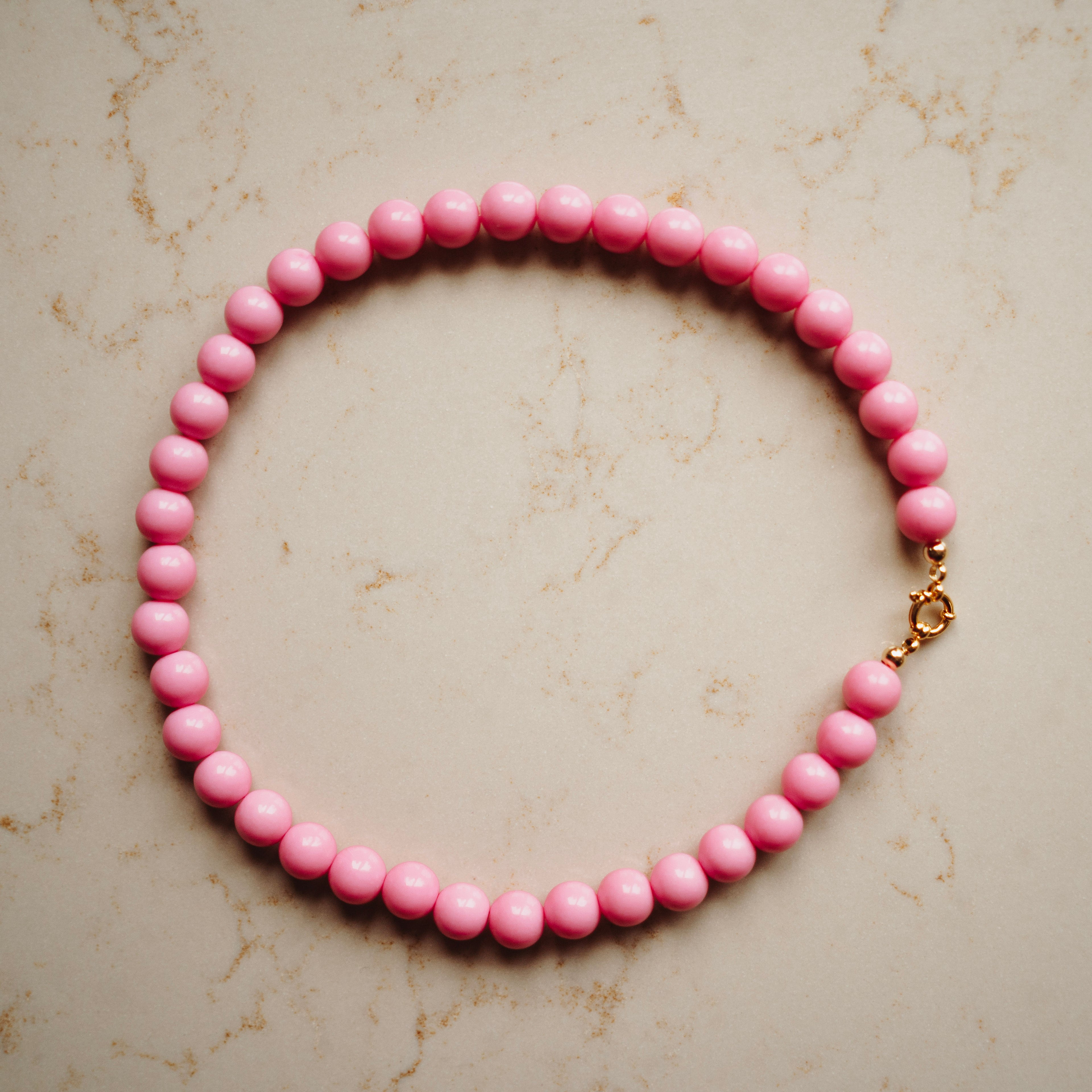 Collier Lotje – Rond Sweet Pink