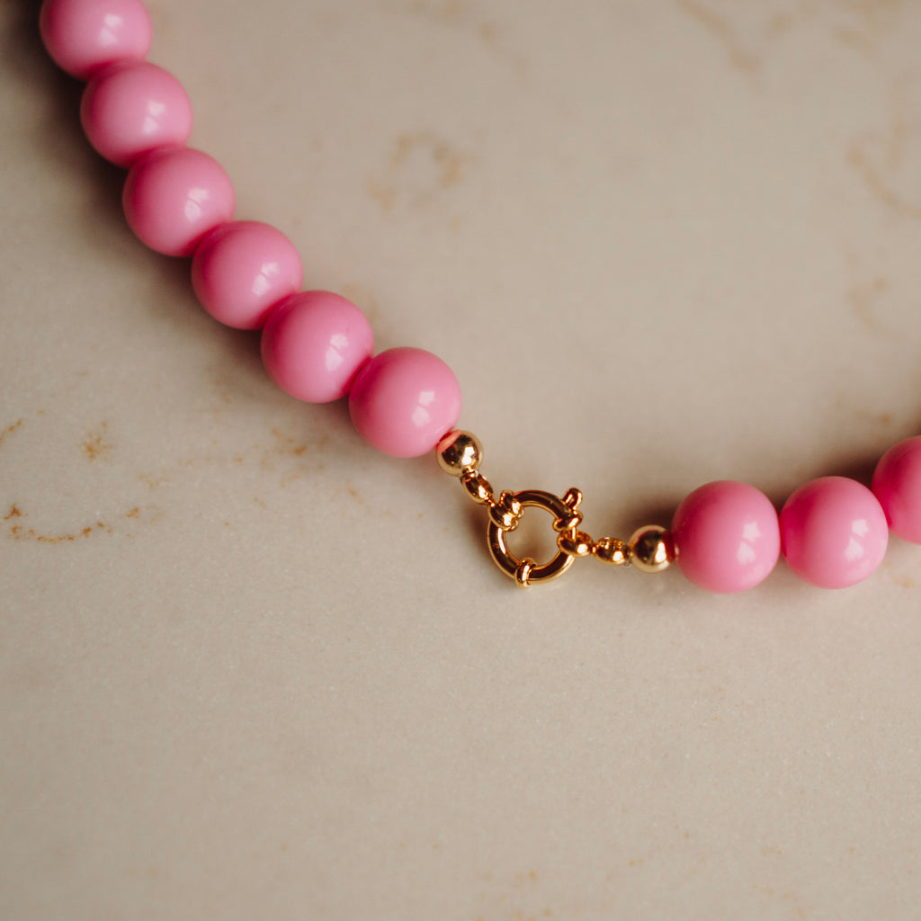 Collier Lotje – Rond Sweet Pink