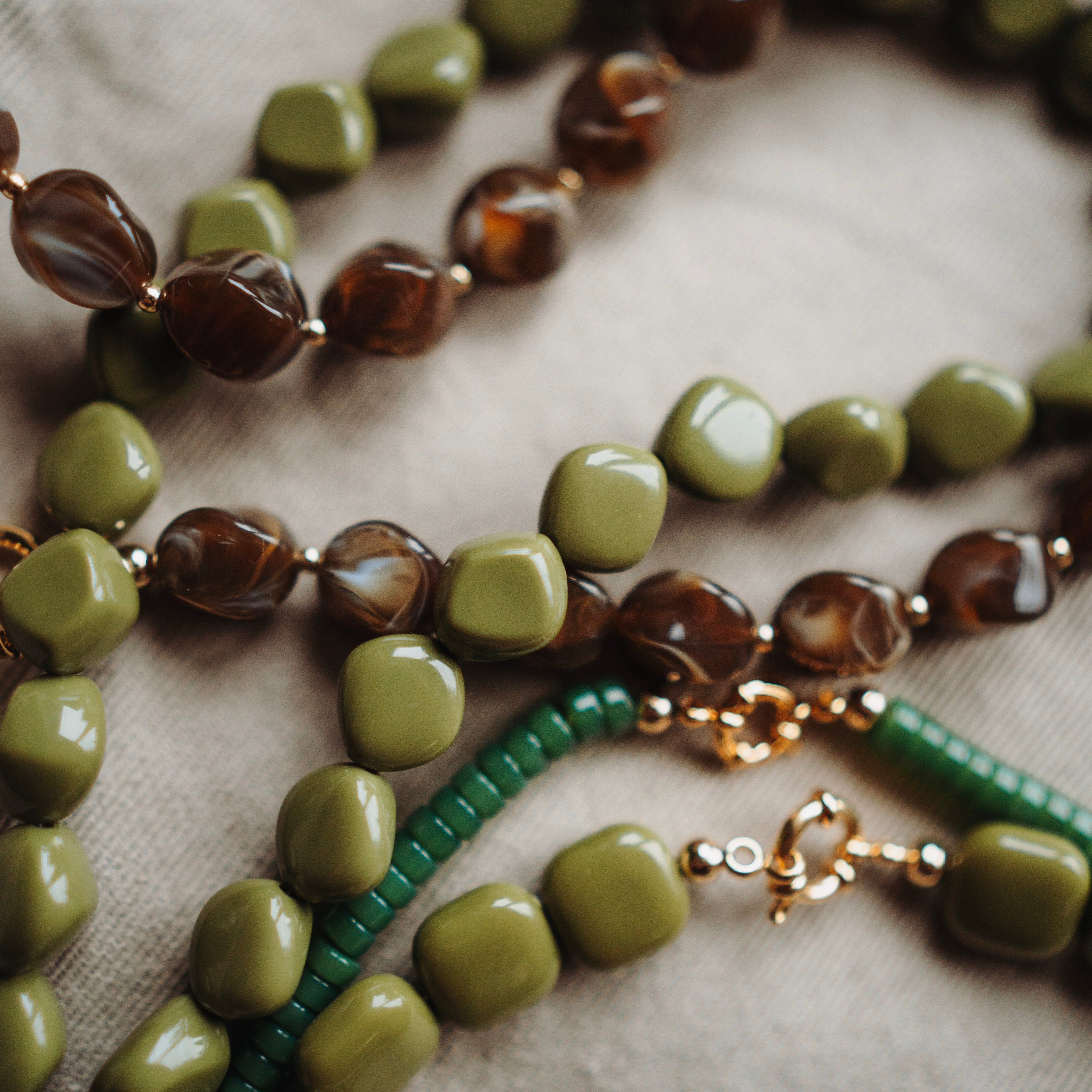 Collier Fiep - Pebble Moss