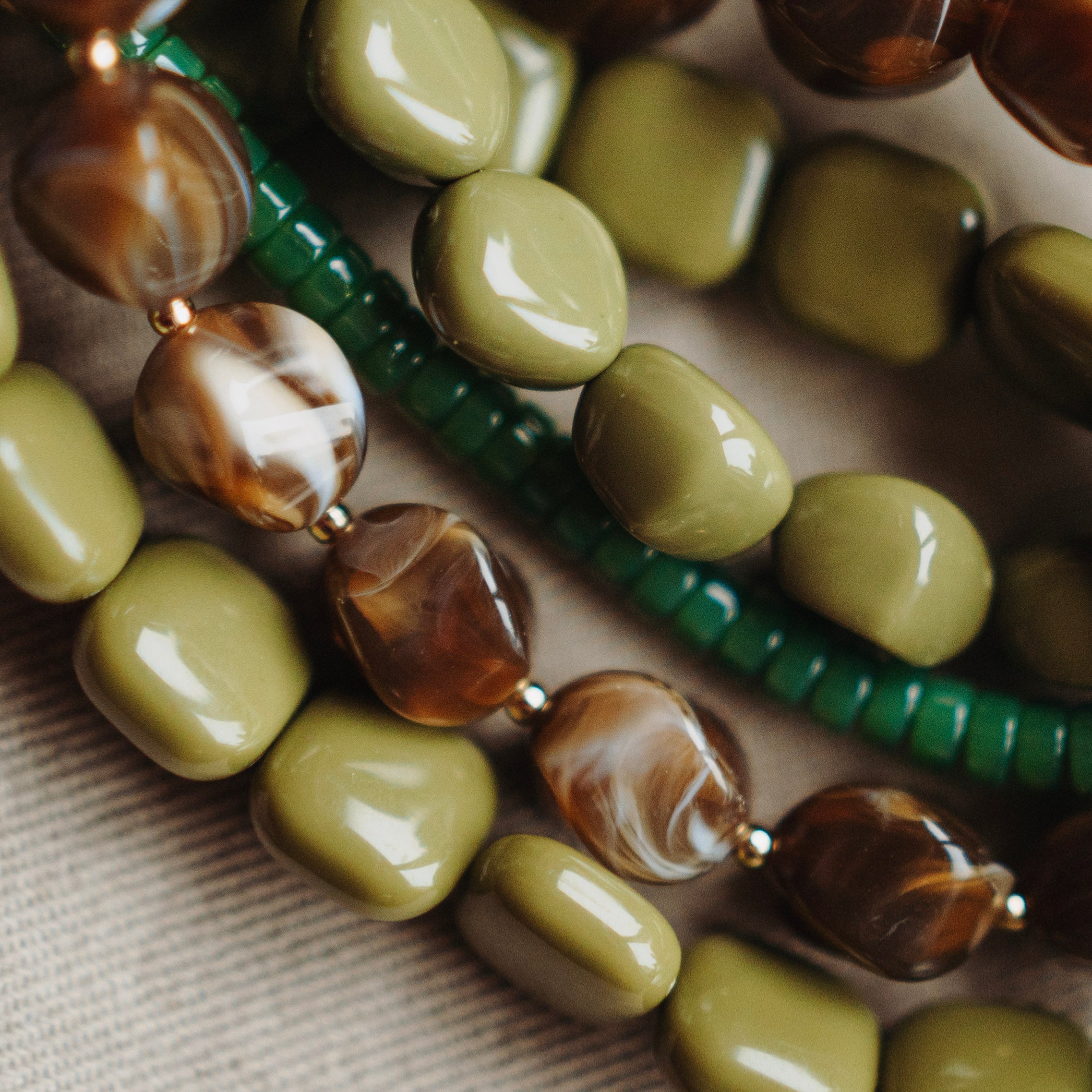 Collier Fiep - Pebble Moss