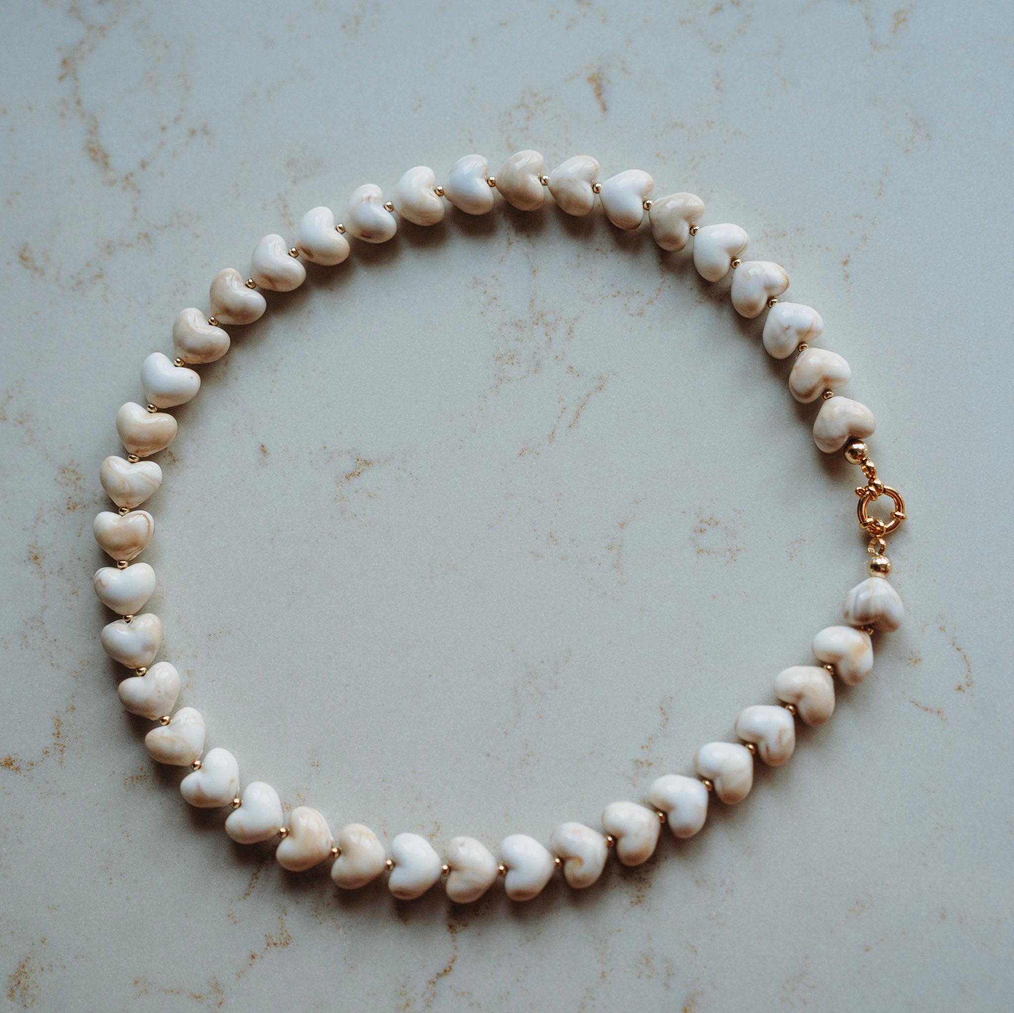 Collier Hera - hartjes