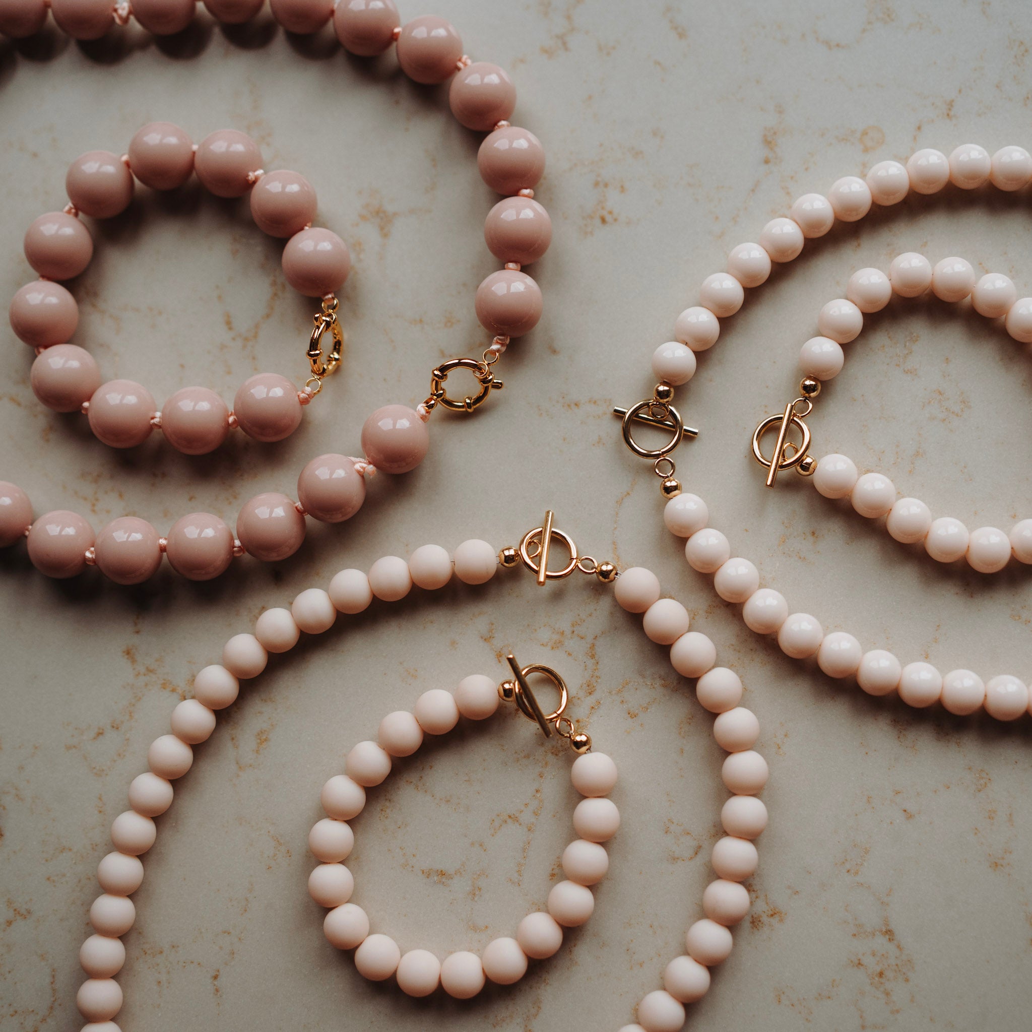 Armband Kaatje - Nude glans