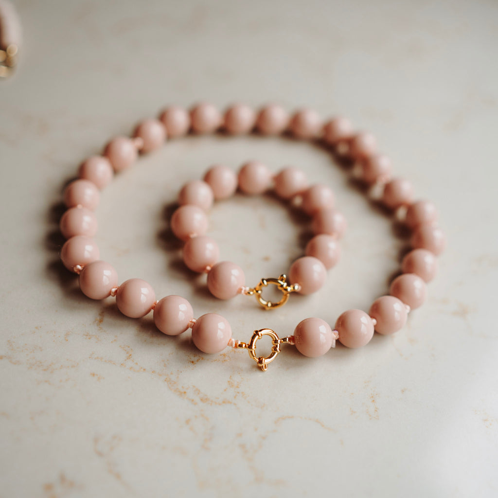 Collier Froukje - Vintage Roze