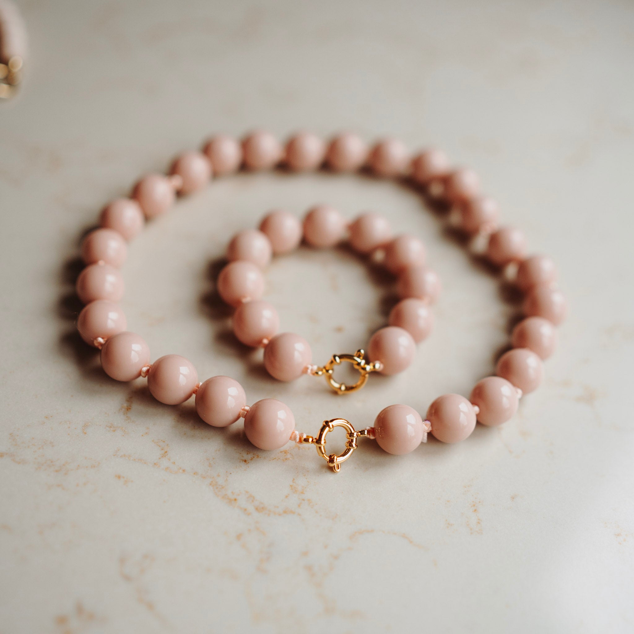 Collier Froukje - Vintage Roze