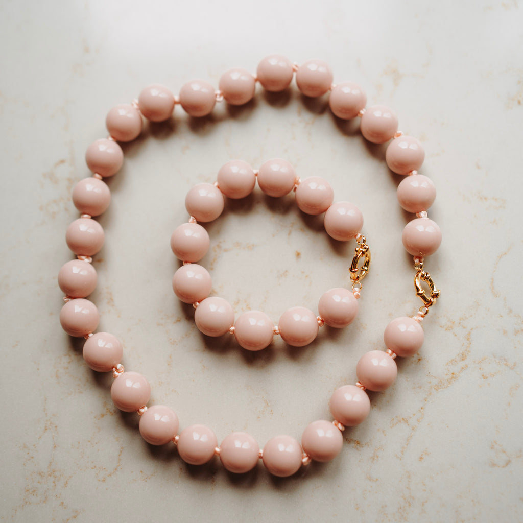 Collier Froukje - Vintage Roze