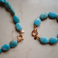 Collier Pippa - Ovaal Blaauw