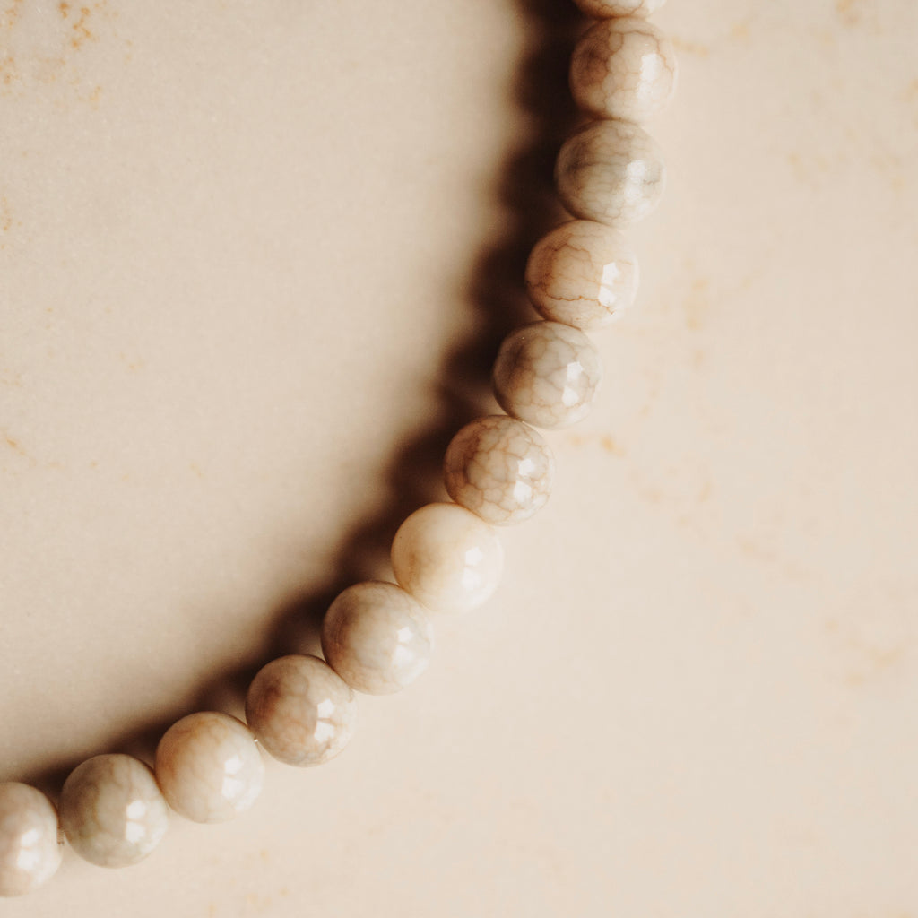 Collier Neeltje - Rond Terra Beige