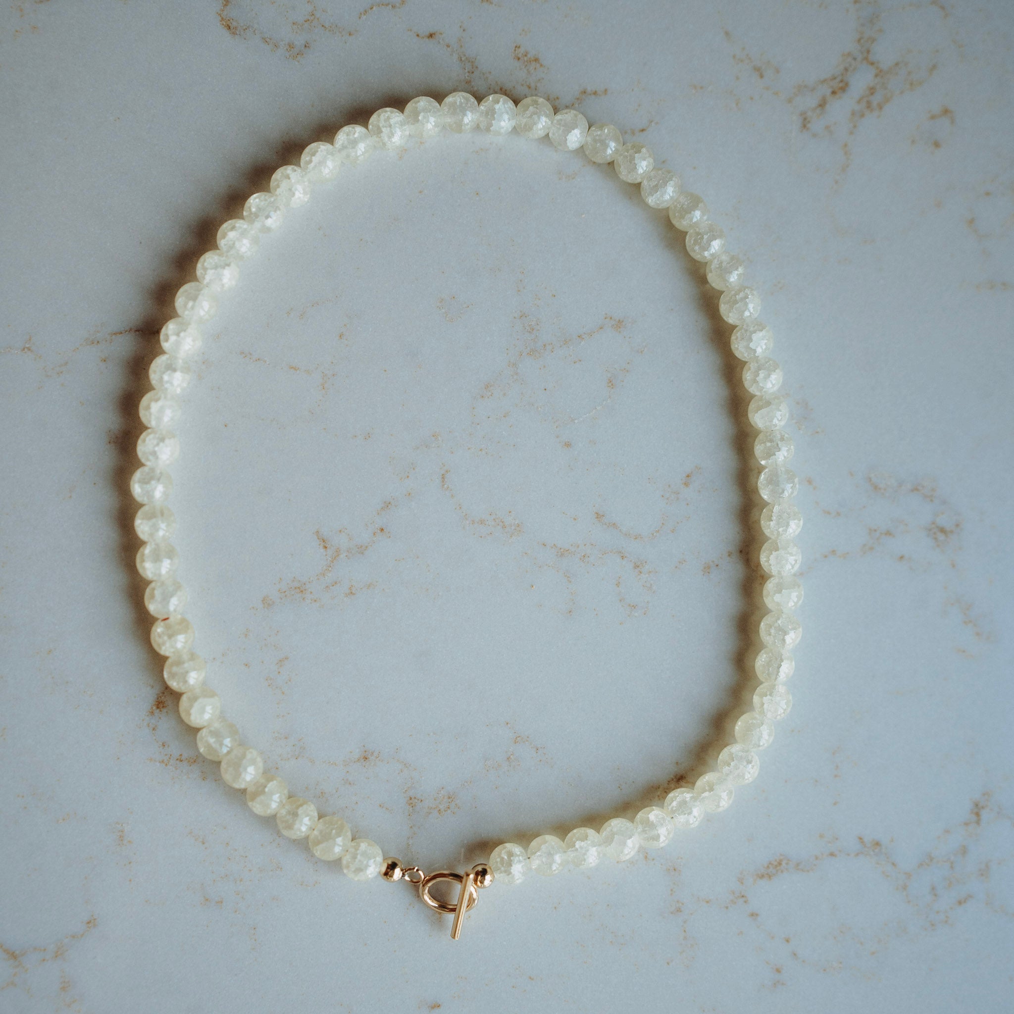 Collier Nova - lichtgeel