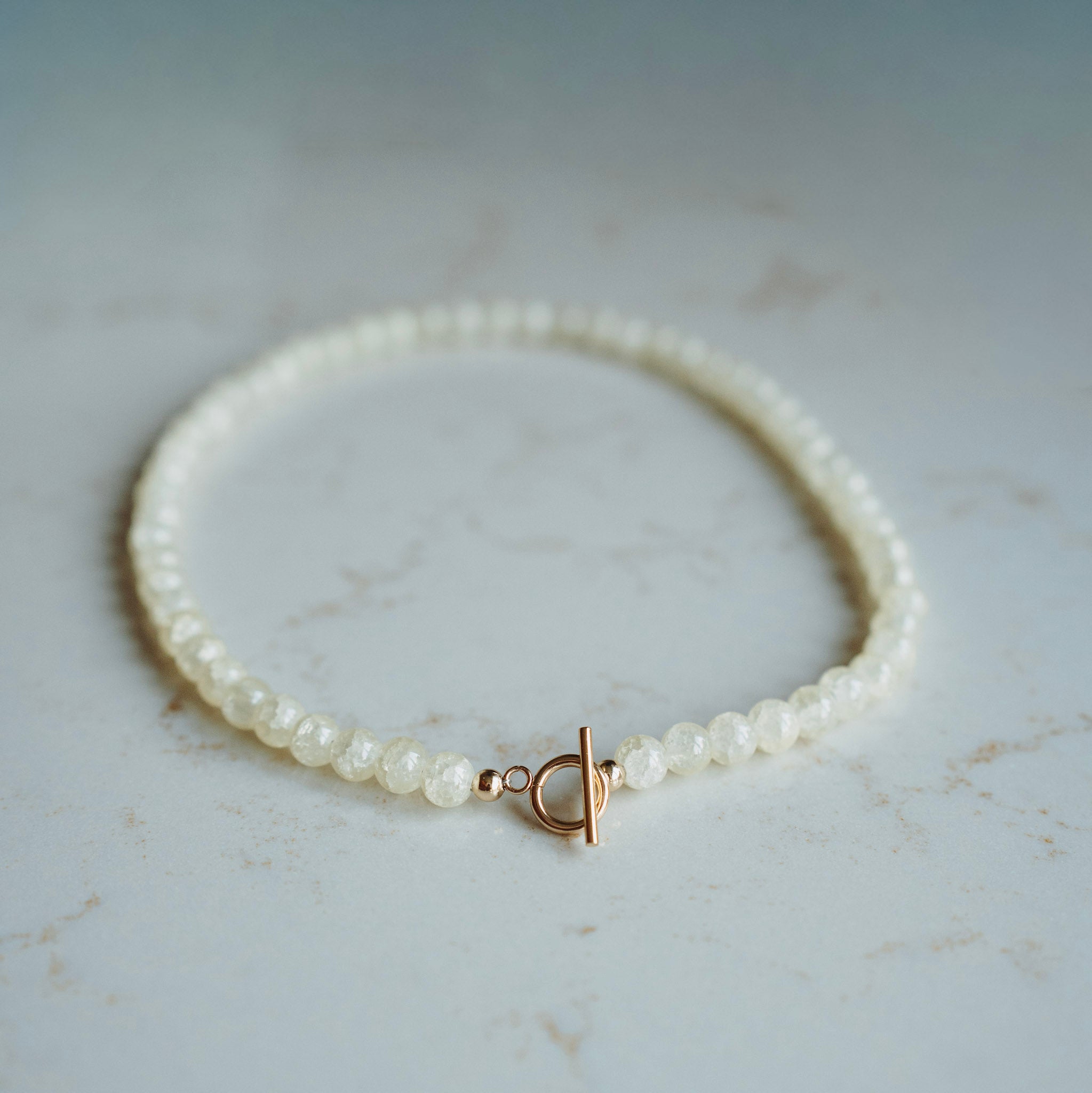 Collier Nova - lichtgeel