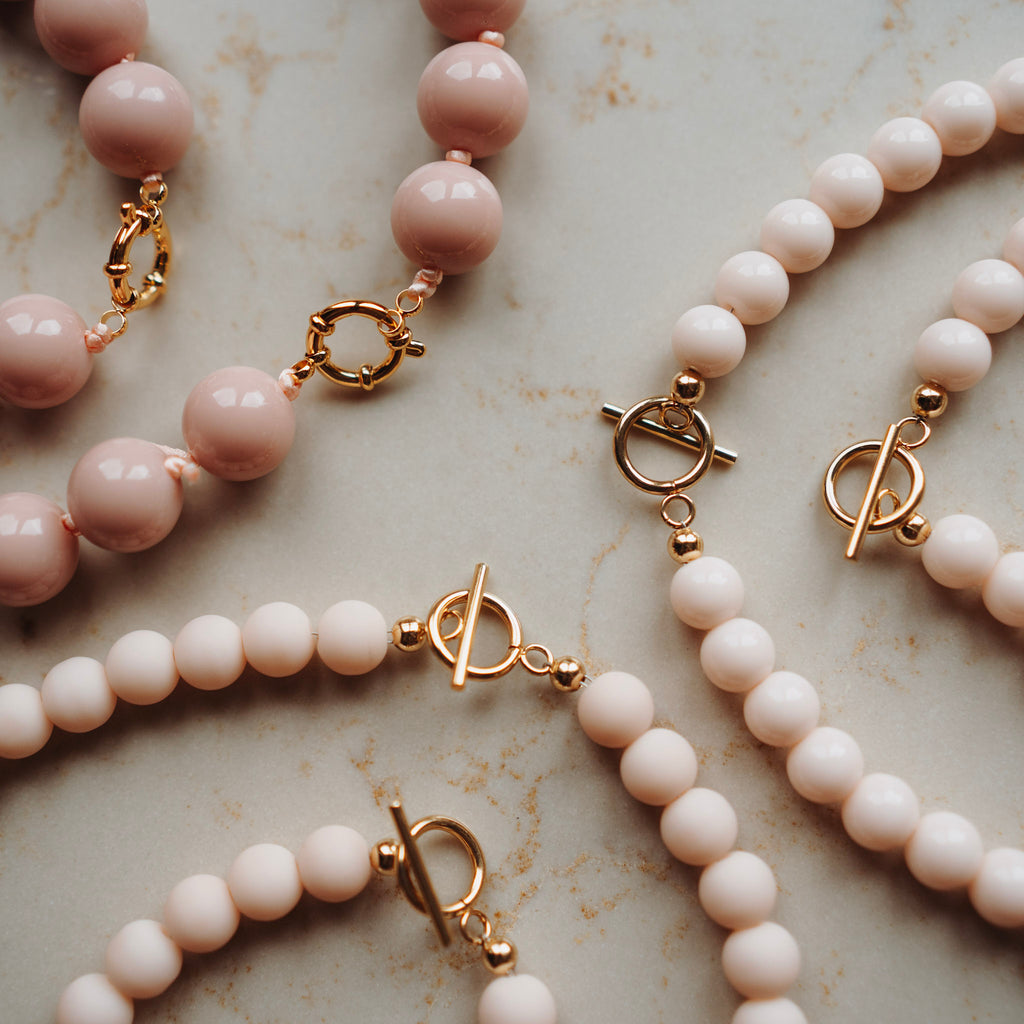 Armband Kaatje - Nude glans