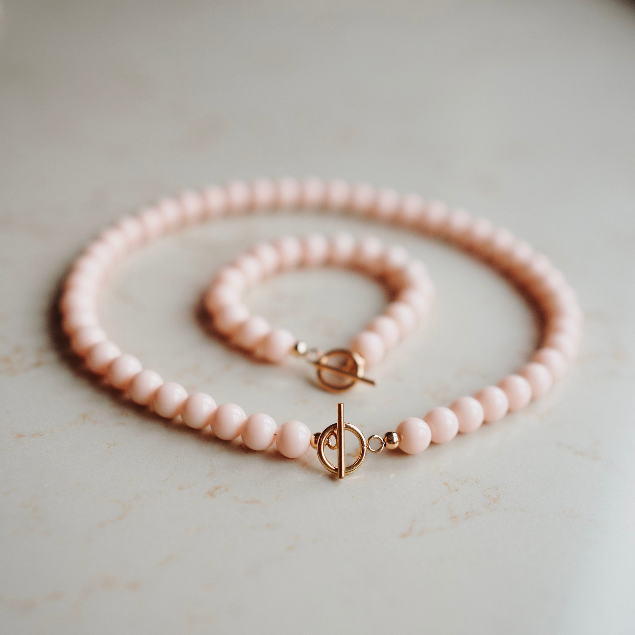 Armband Kaatje - Nude glans