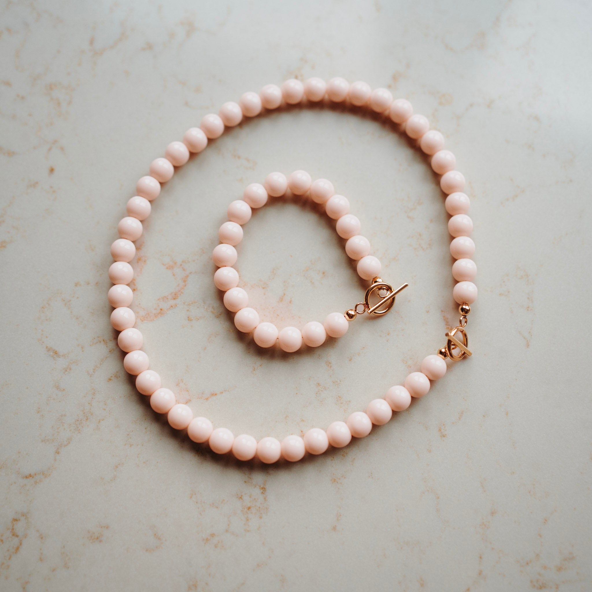 Armband Kaatje - Nude glans