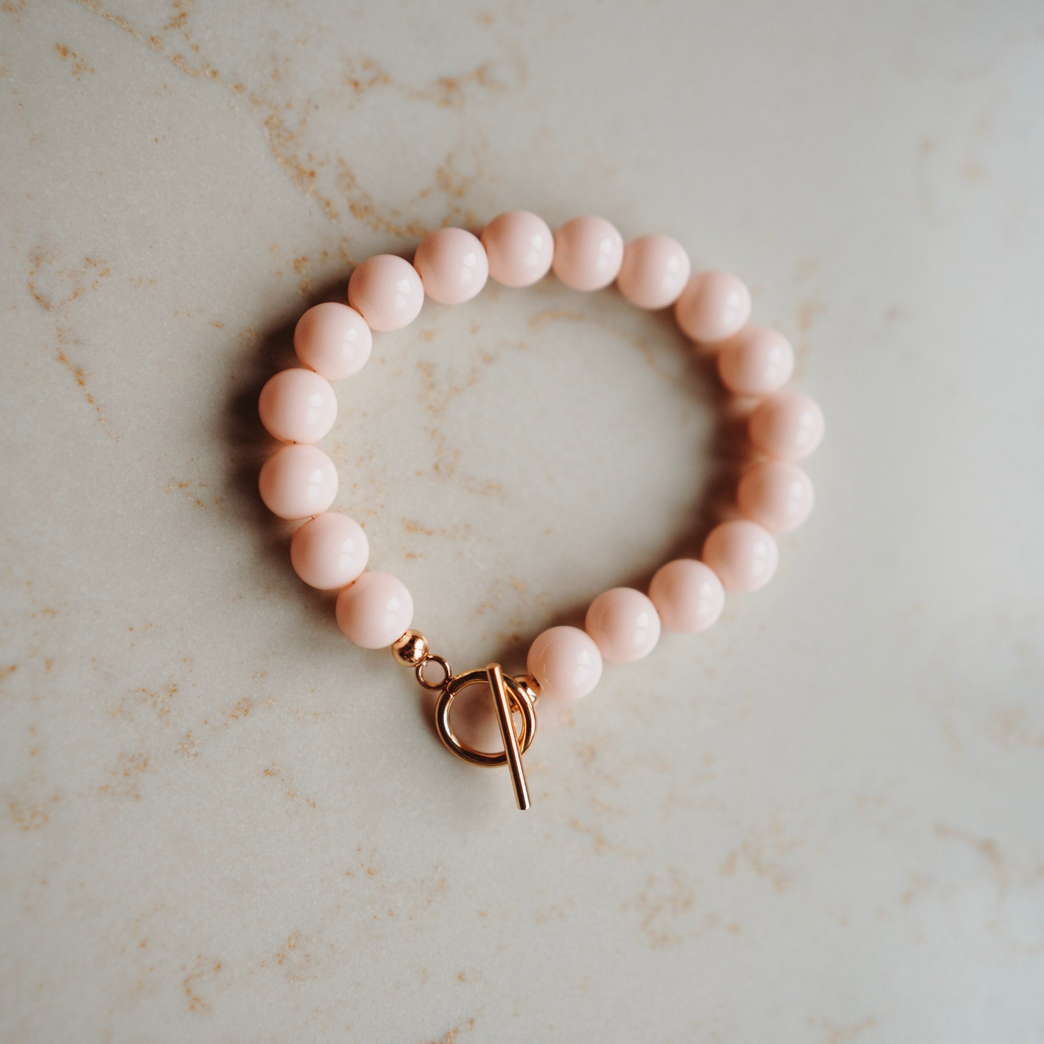 Armband Kaatje - Nude glans