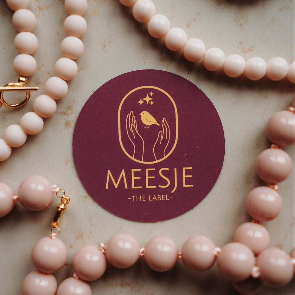 Collier Maan - nude mat