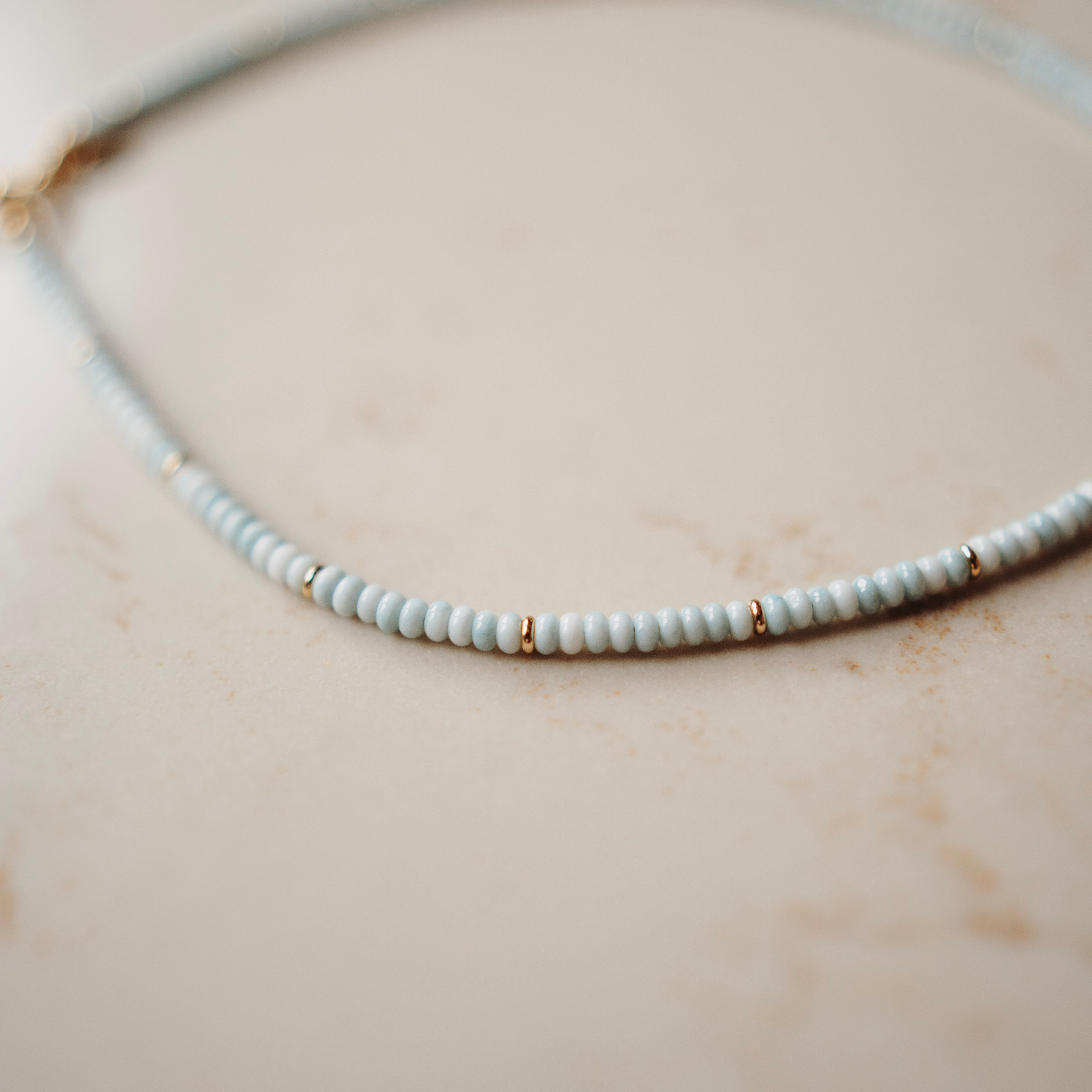 Collier Sofie - lichtblauw