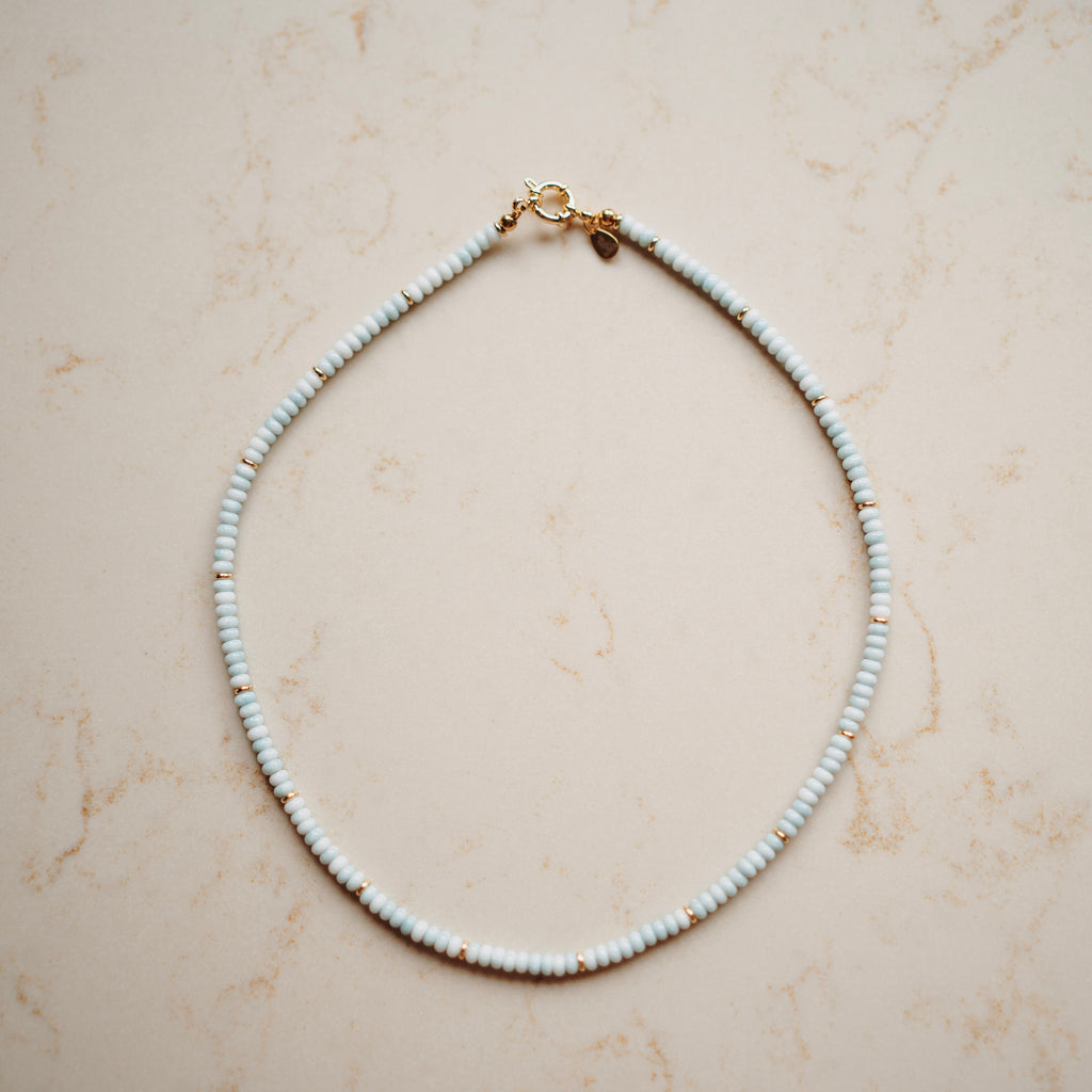 Collier Sofie - lichtblauw