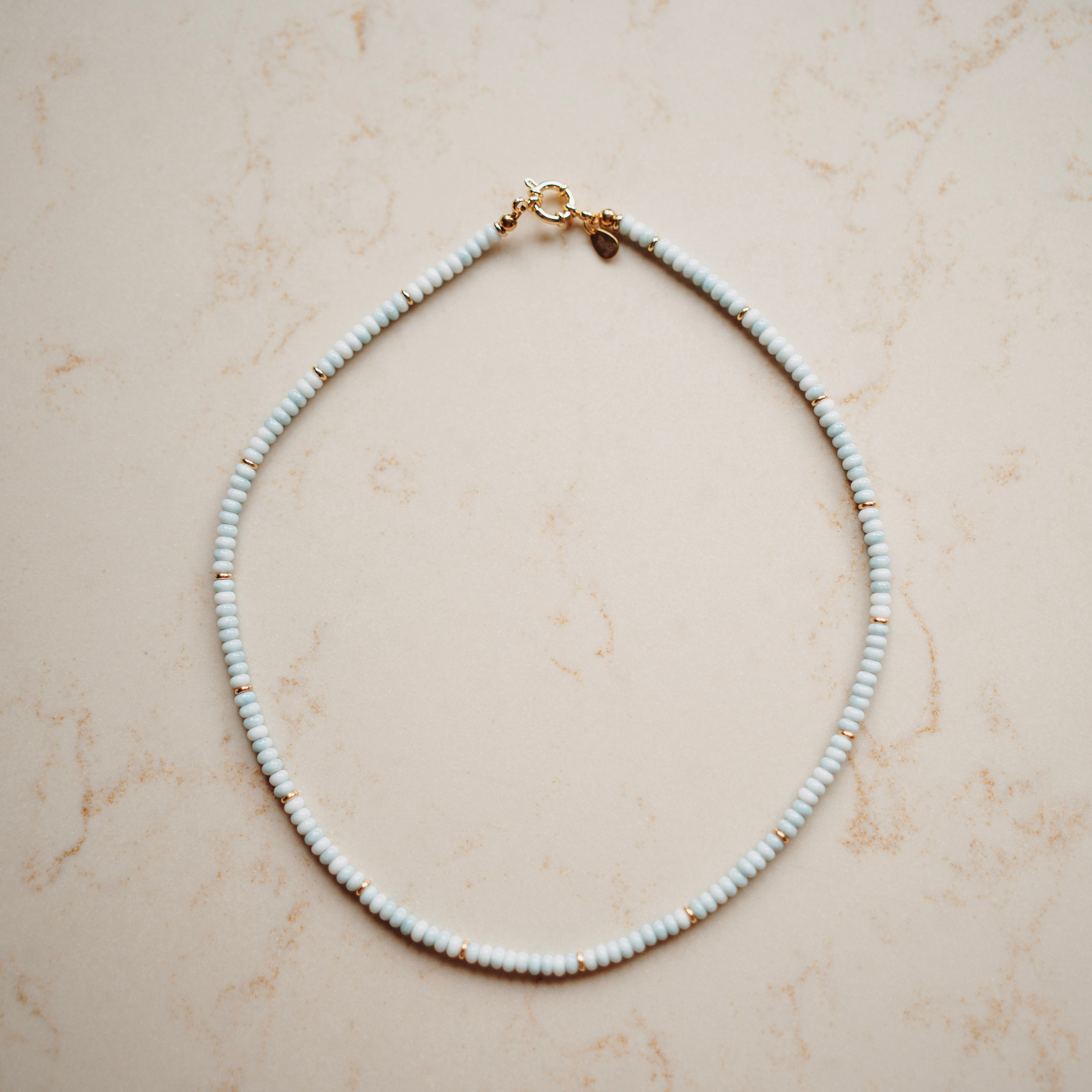 Collier Sofie - lichtblauw