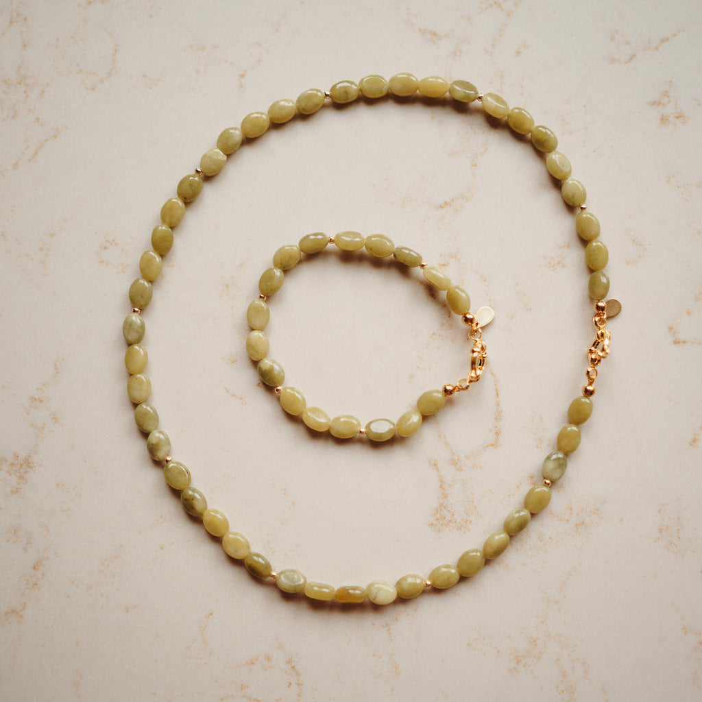 Armband Jolie - Echte jade