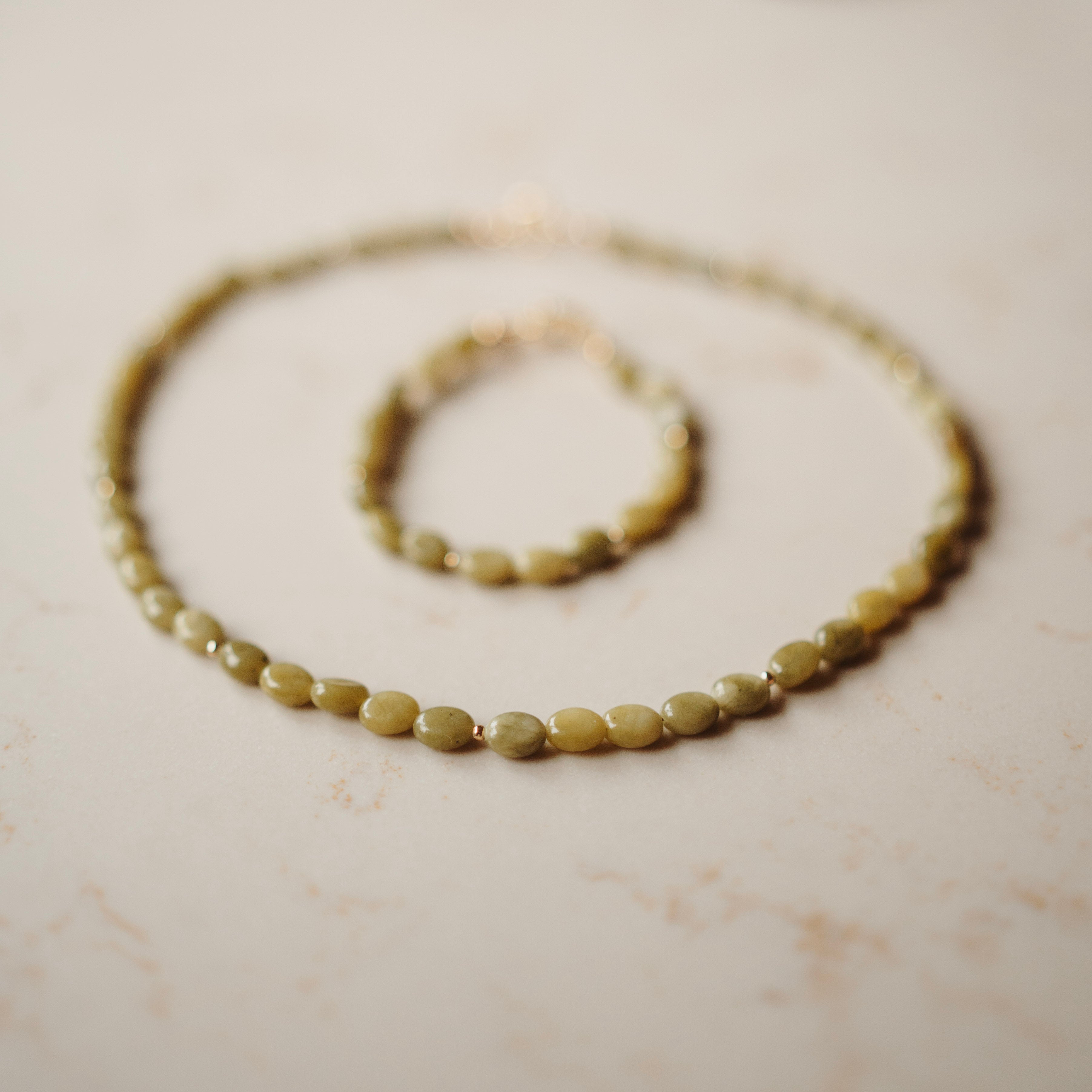 Collier Jolie - Echte Jade