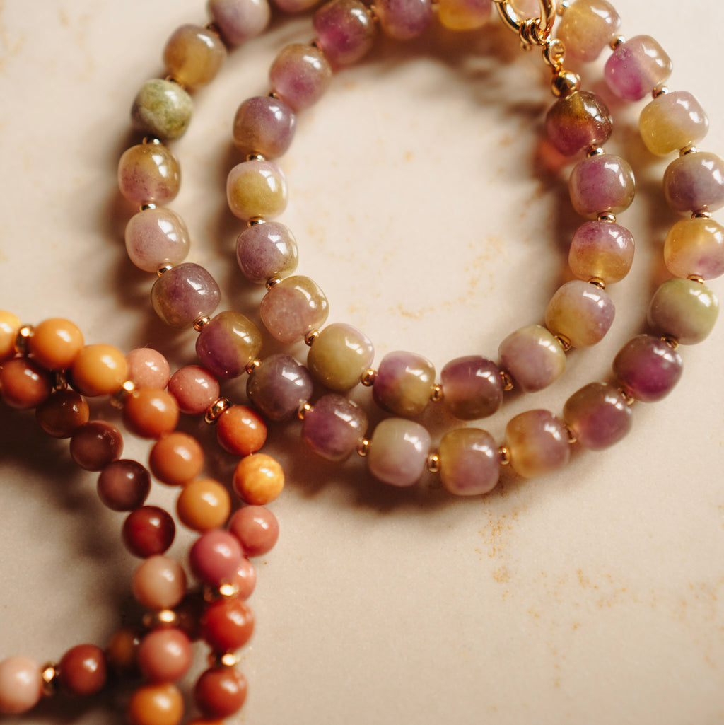 Collier Lorelai - echte jade