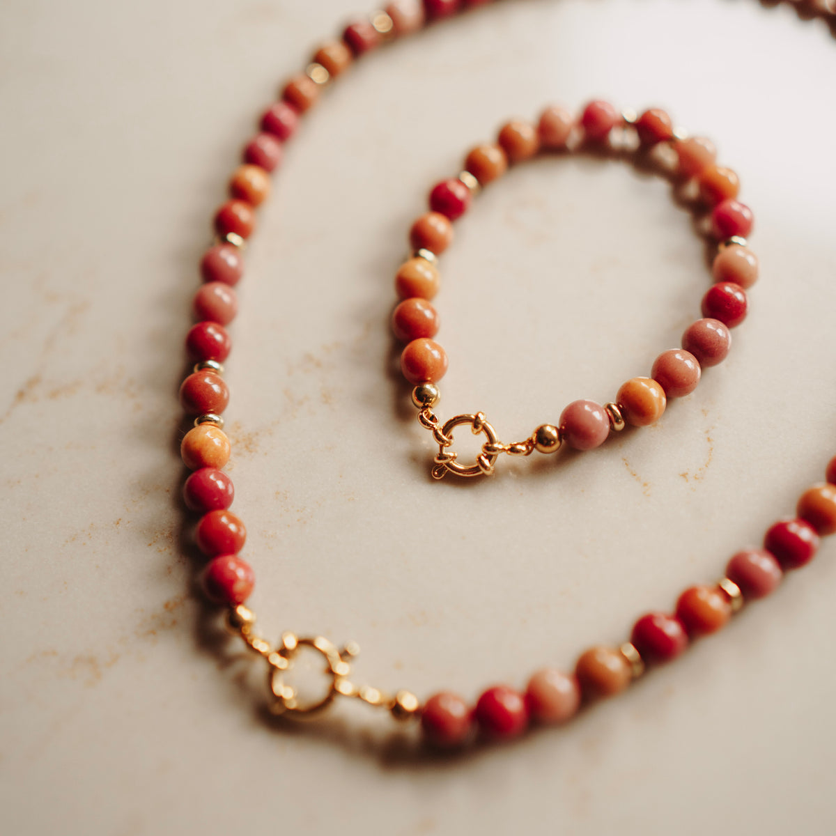 Collier Lorelai - echte jade