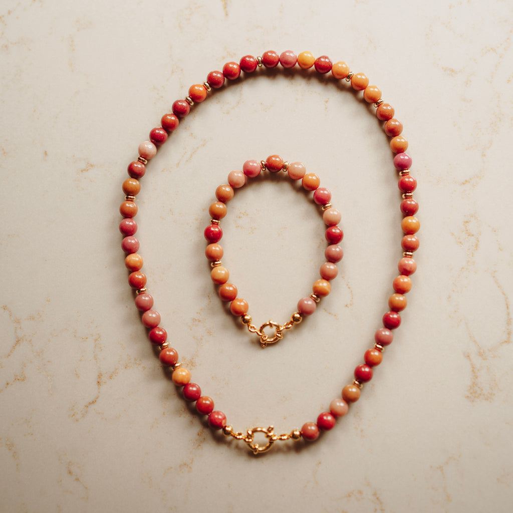 Collier Lorelai - echte jade