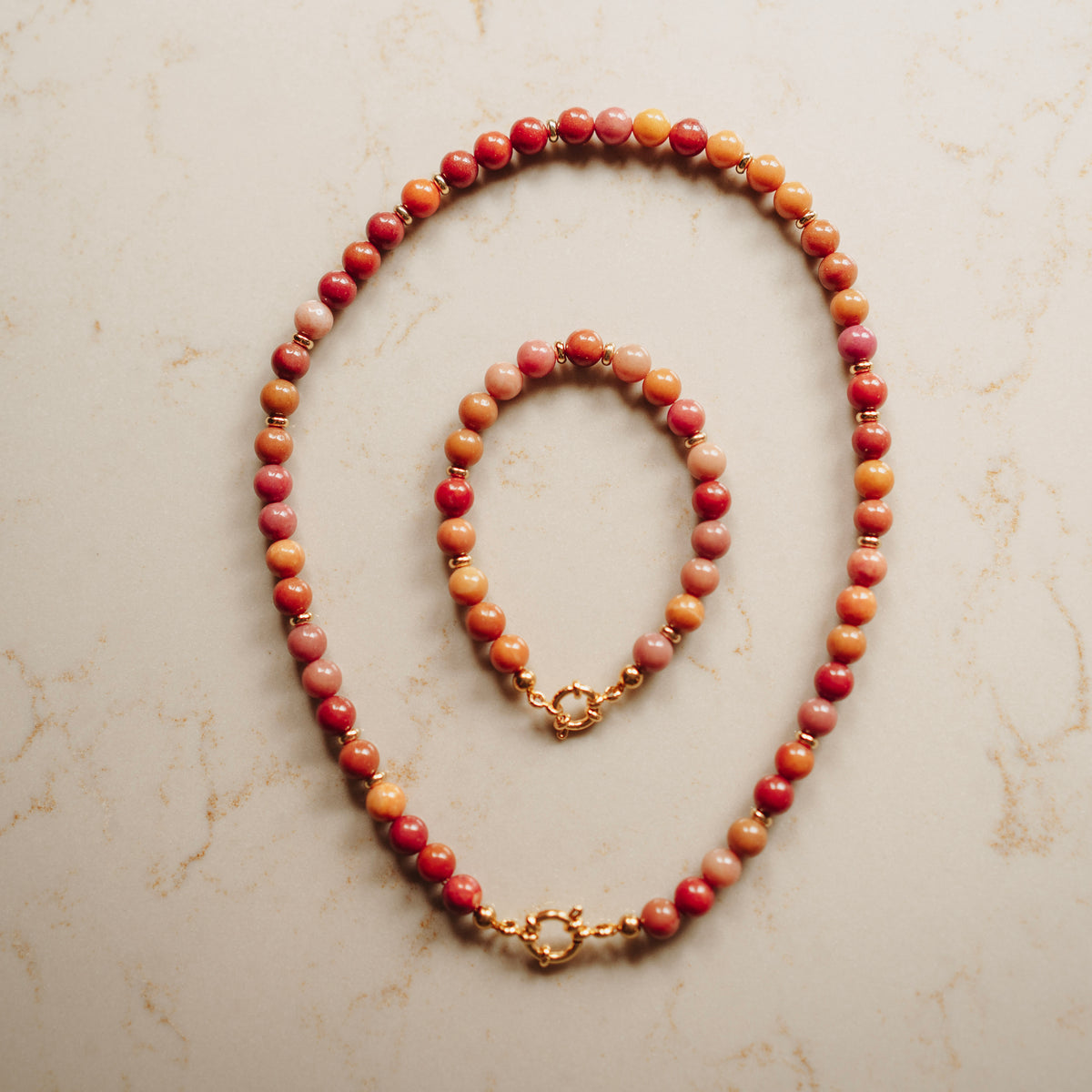 Collier Lorelai - echte jade