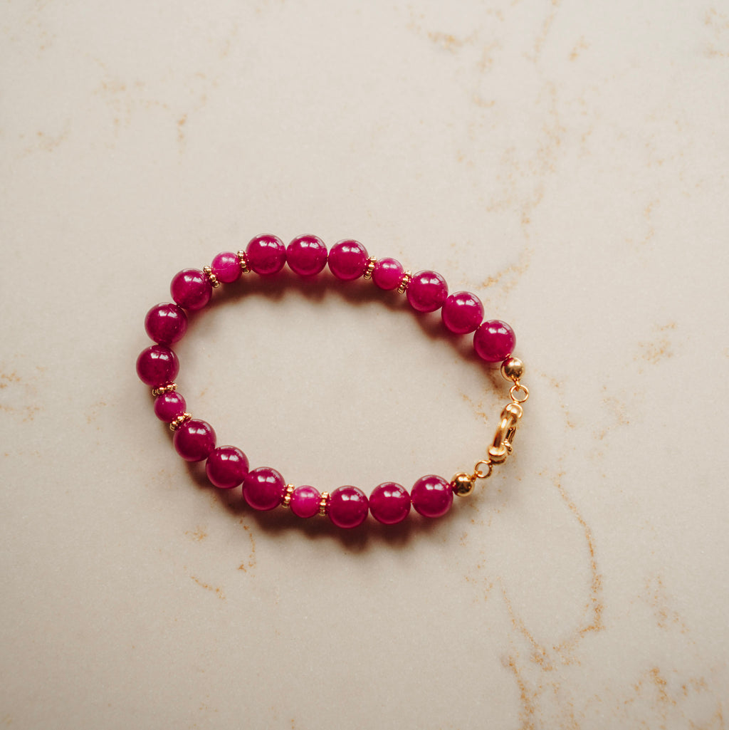 Armband Birke - echte jade