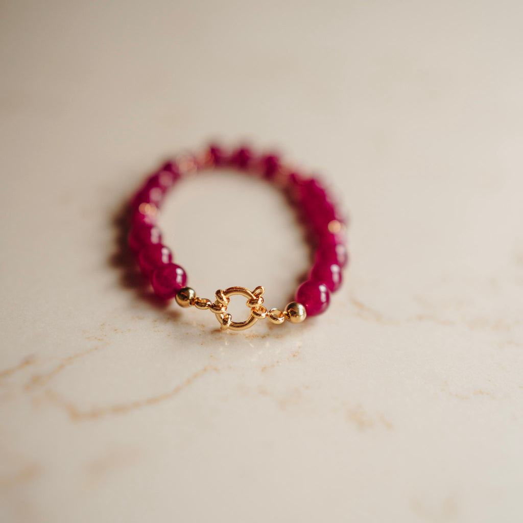 Armband Birke - echte jade