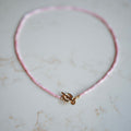 Collier Sia - parelmoer roze