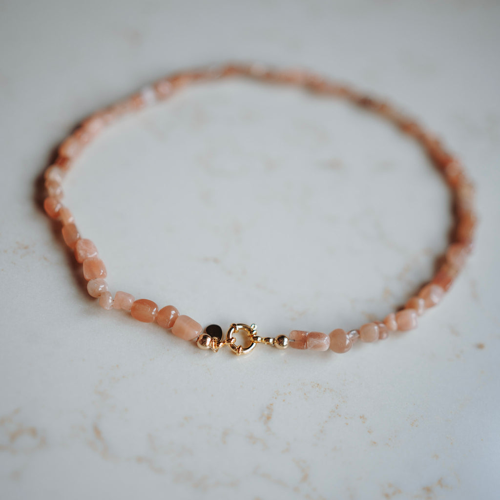 Collier Sune - Echte zonnesteen