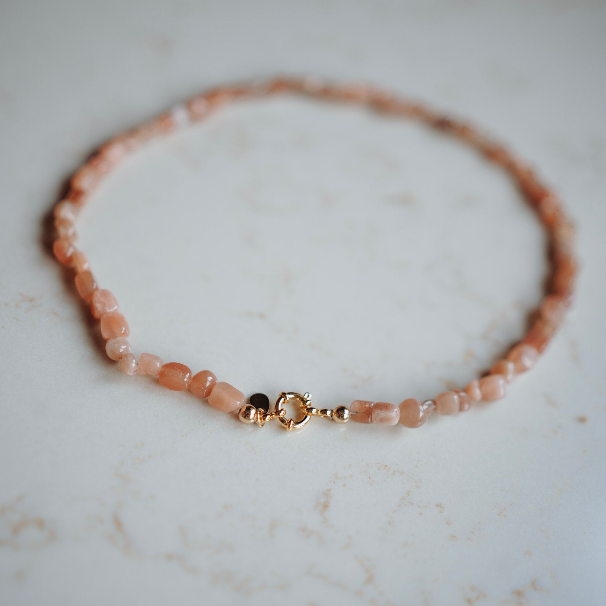 Collier Sune - Echte zonnesteen
