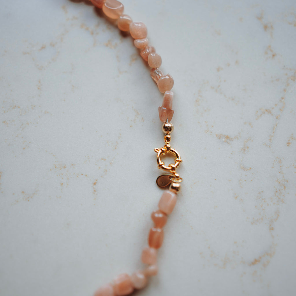 Collier Sune - Echte zonnesteen
