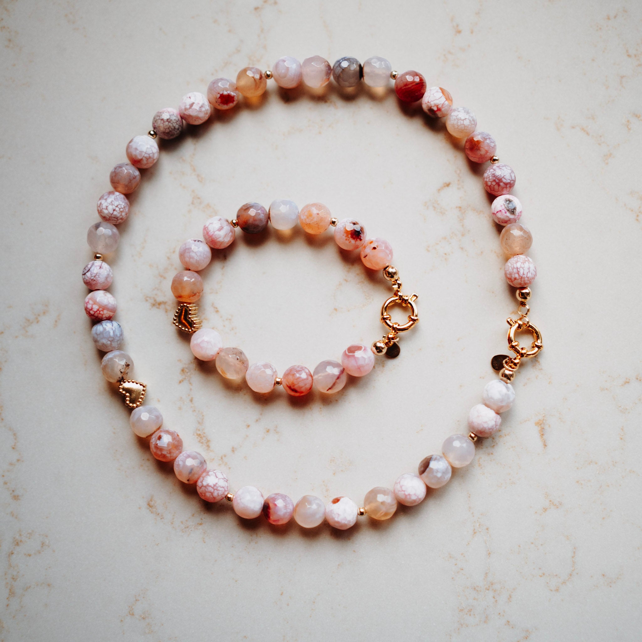 Armband Betty - Edelsteen Agaat