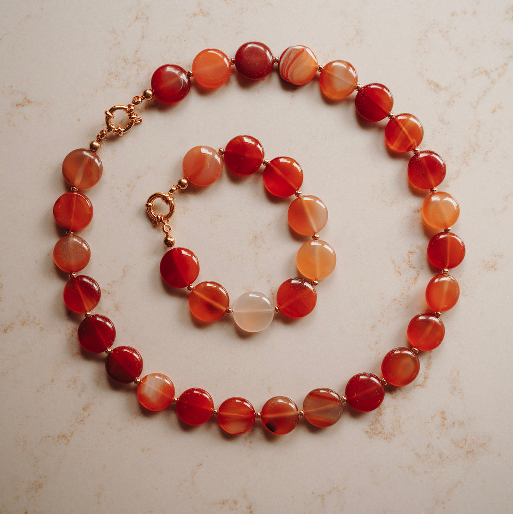 Collier Edelsteen Agaat - Dolly
