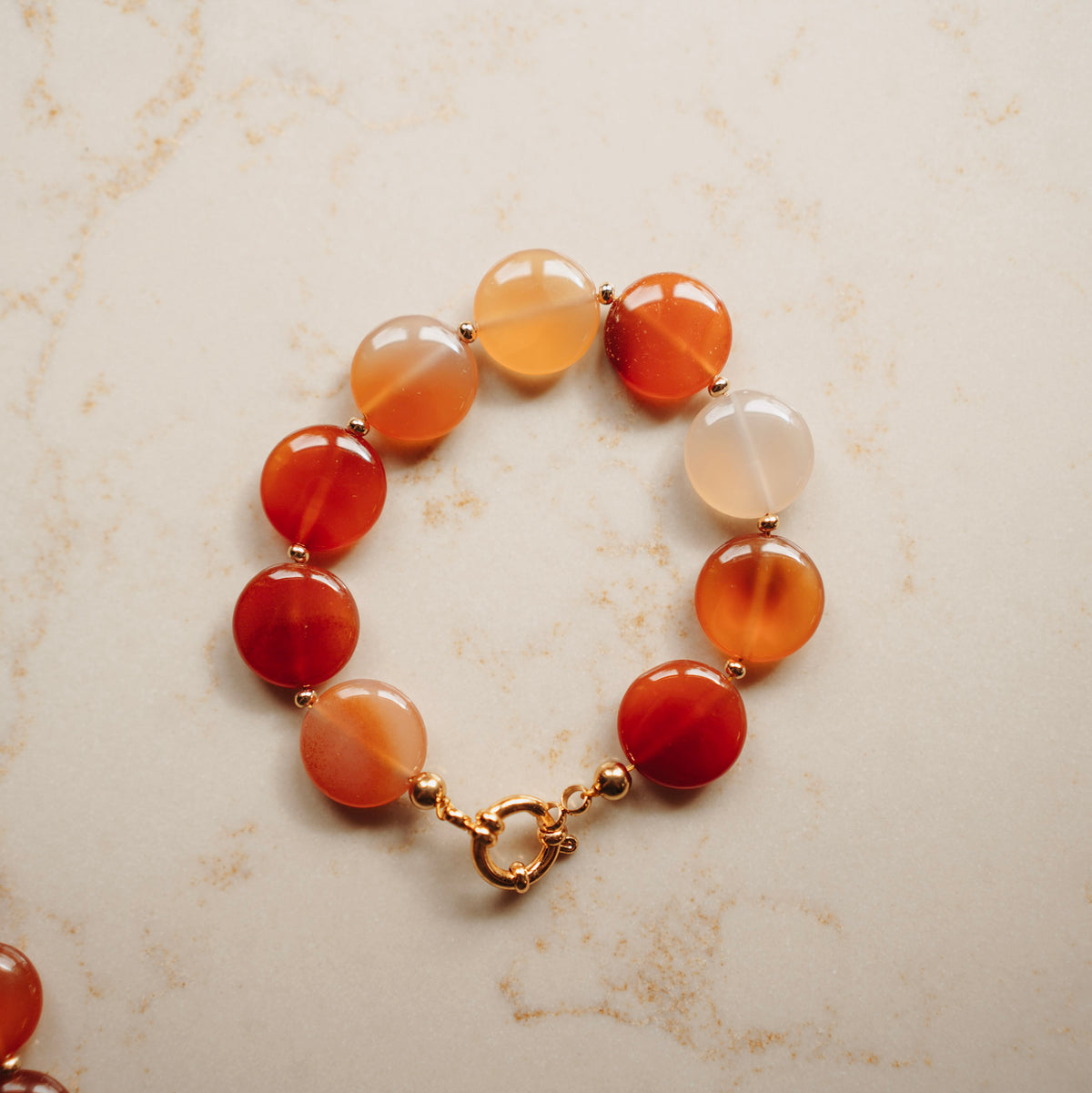 Armband Dolly - echte agaat