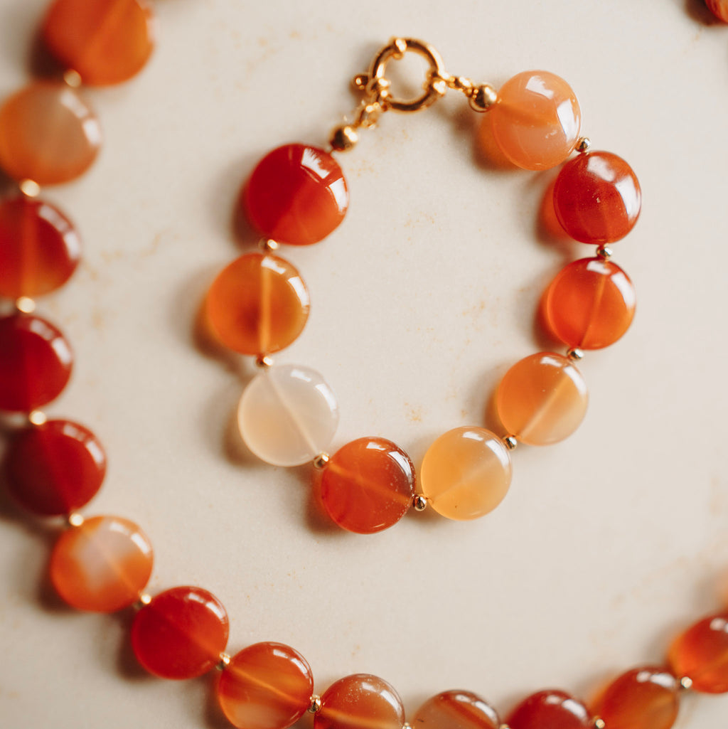 Collier Edelsteen Agaat - Dolly