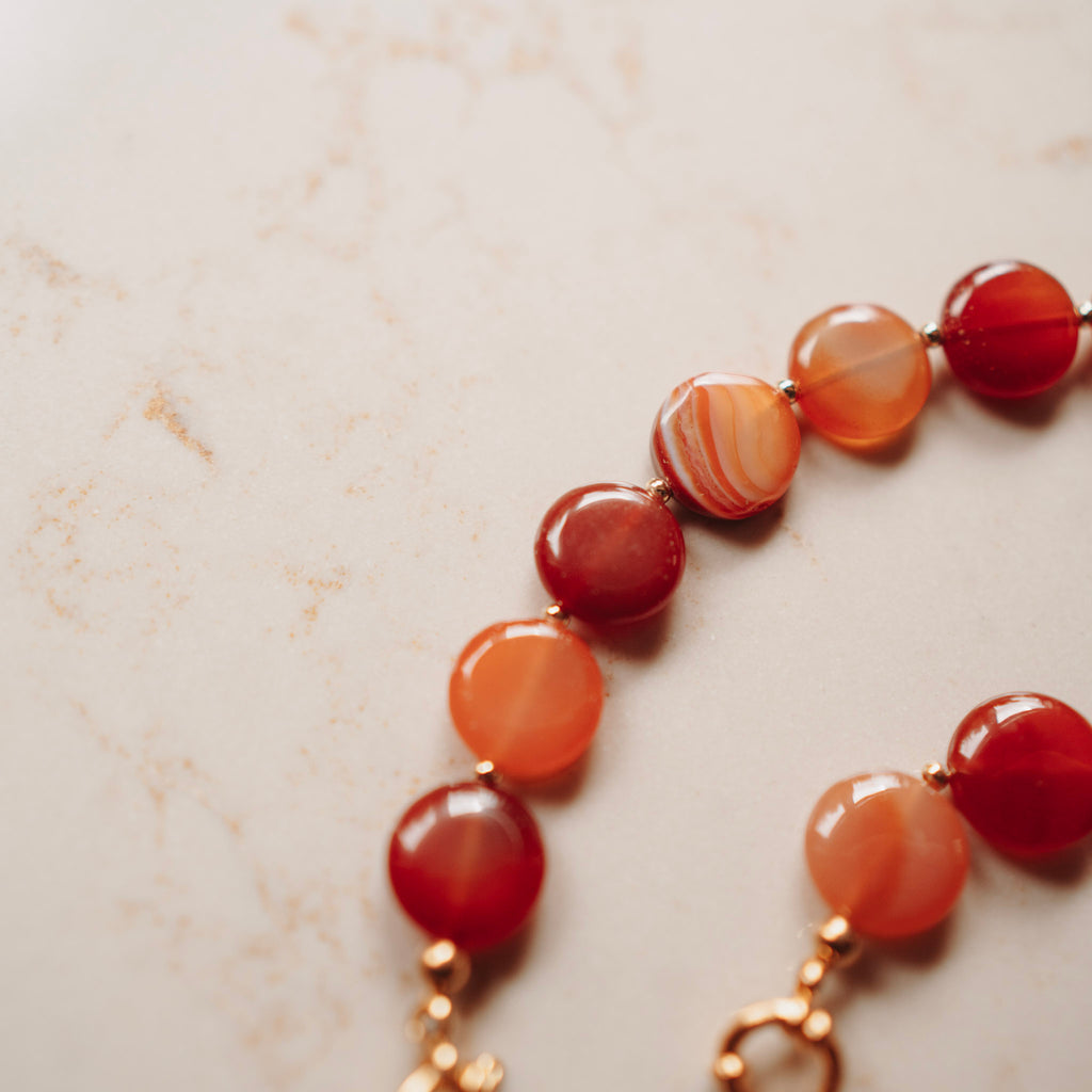 Collier Edelsteen Agaat - Dolly