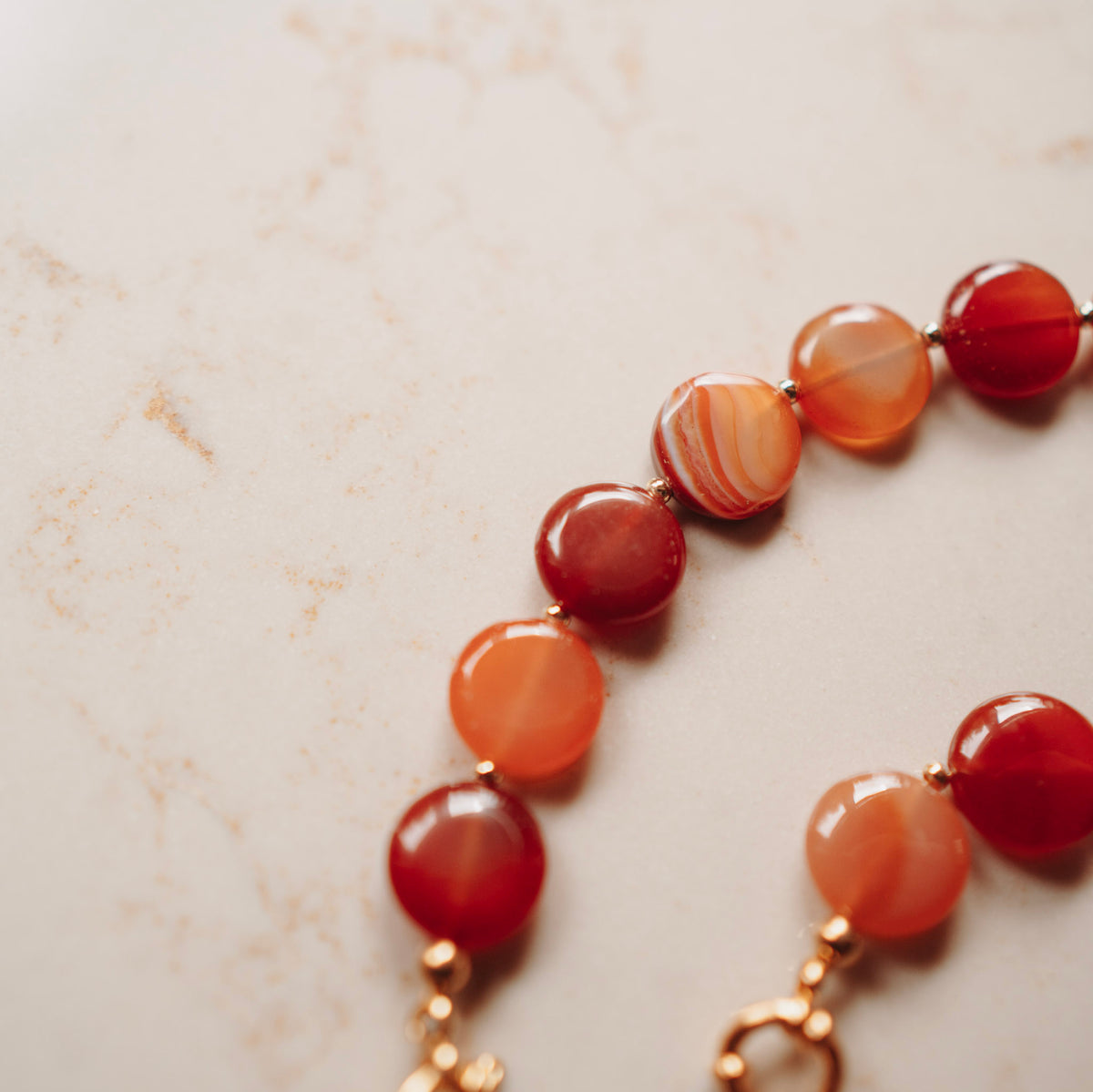 Armband Dolly - echte agaat