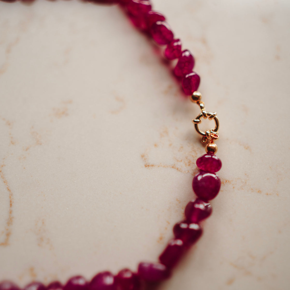Collier Edelsteen Agaat - Emily