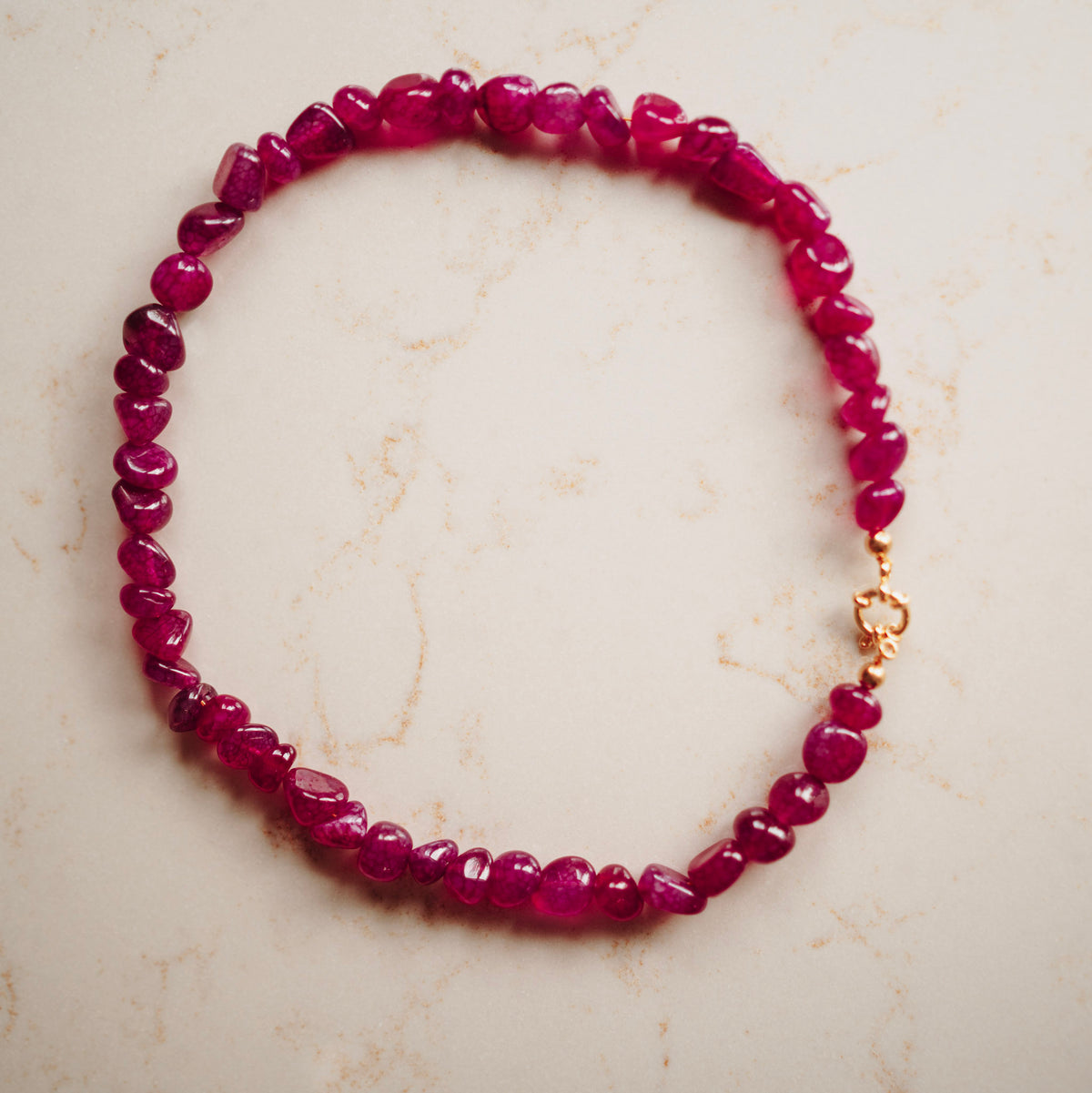 Collier Edelsteen Agaat - Emily