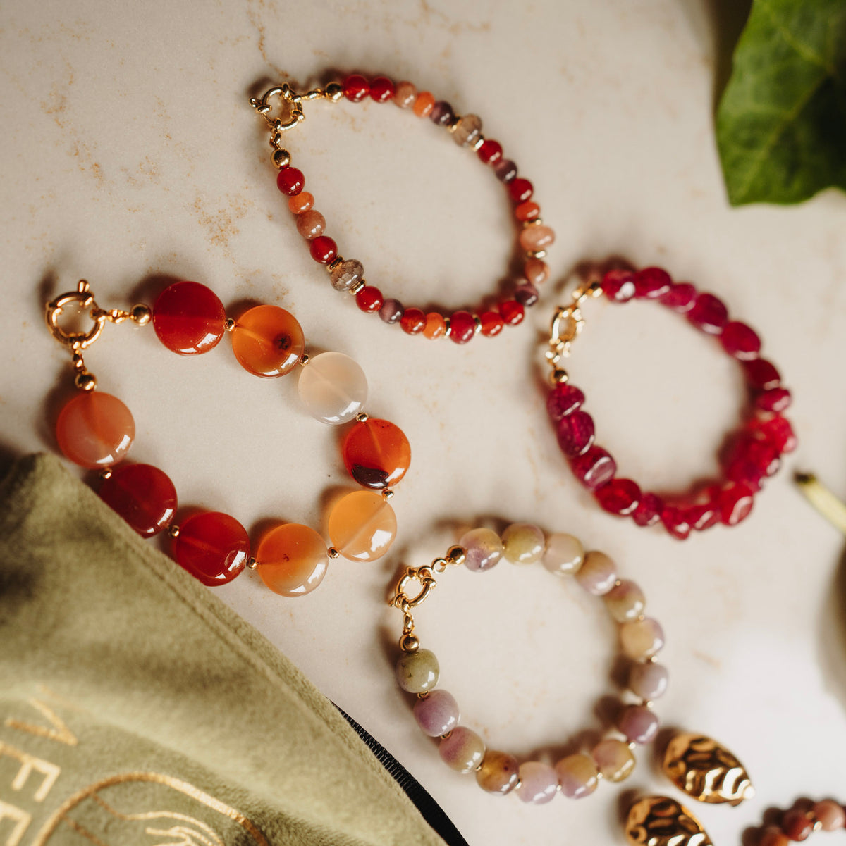 Armband Amber - edelstenen