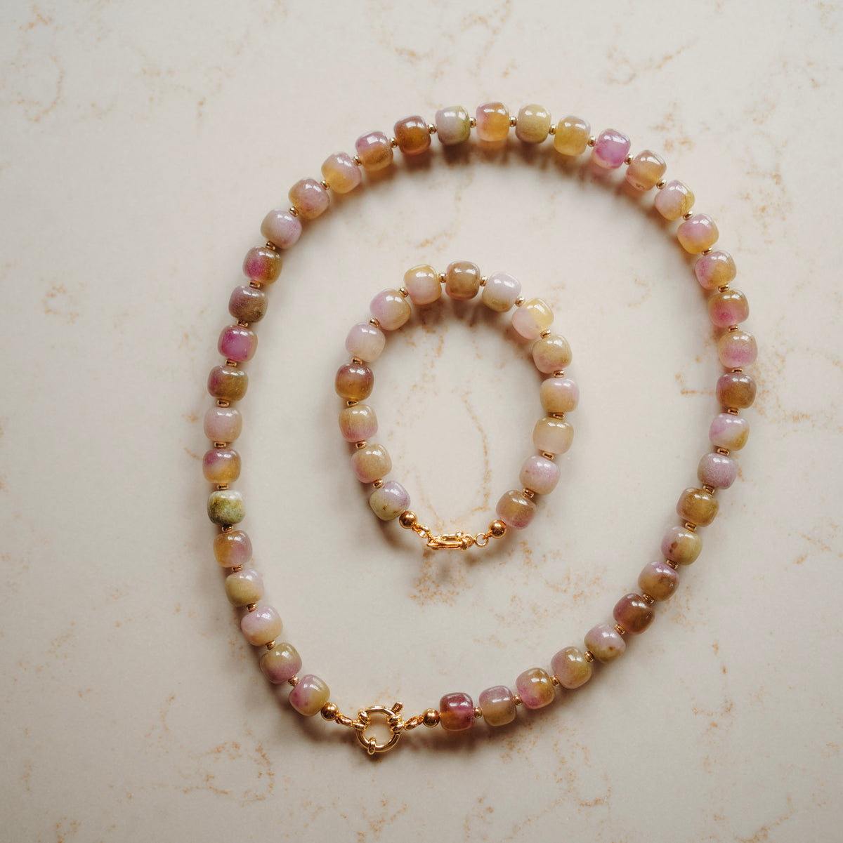 Collier Rory - echte jade