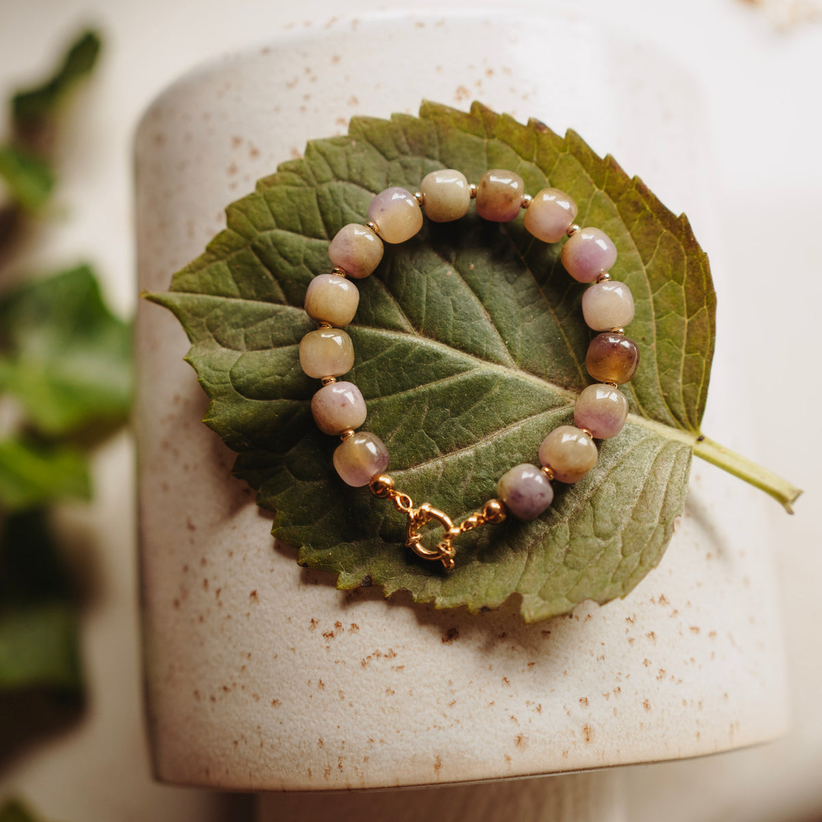 Armband Rory - echte jade
