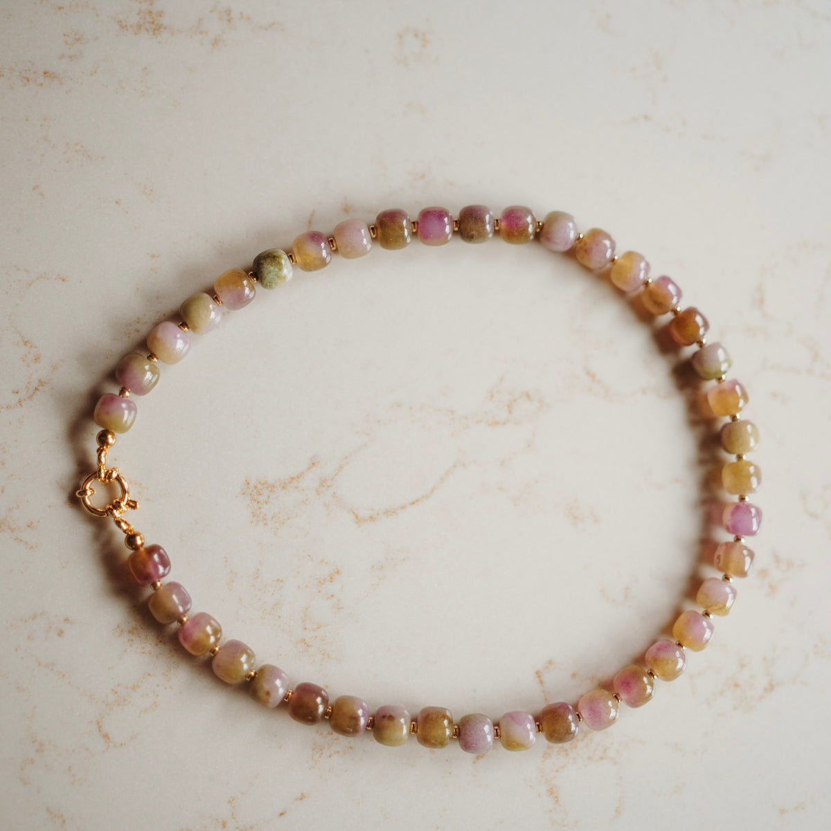 Collier Rory - echte jade