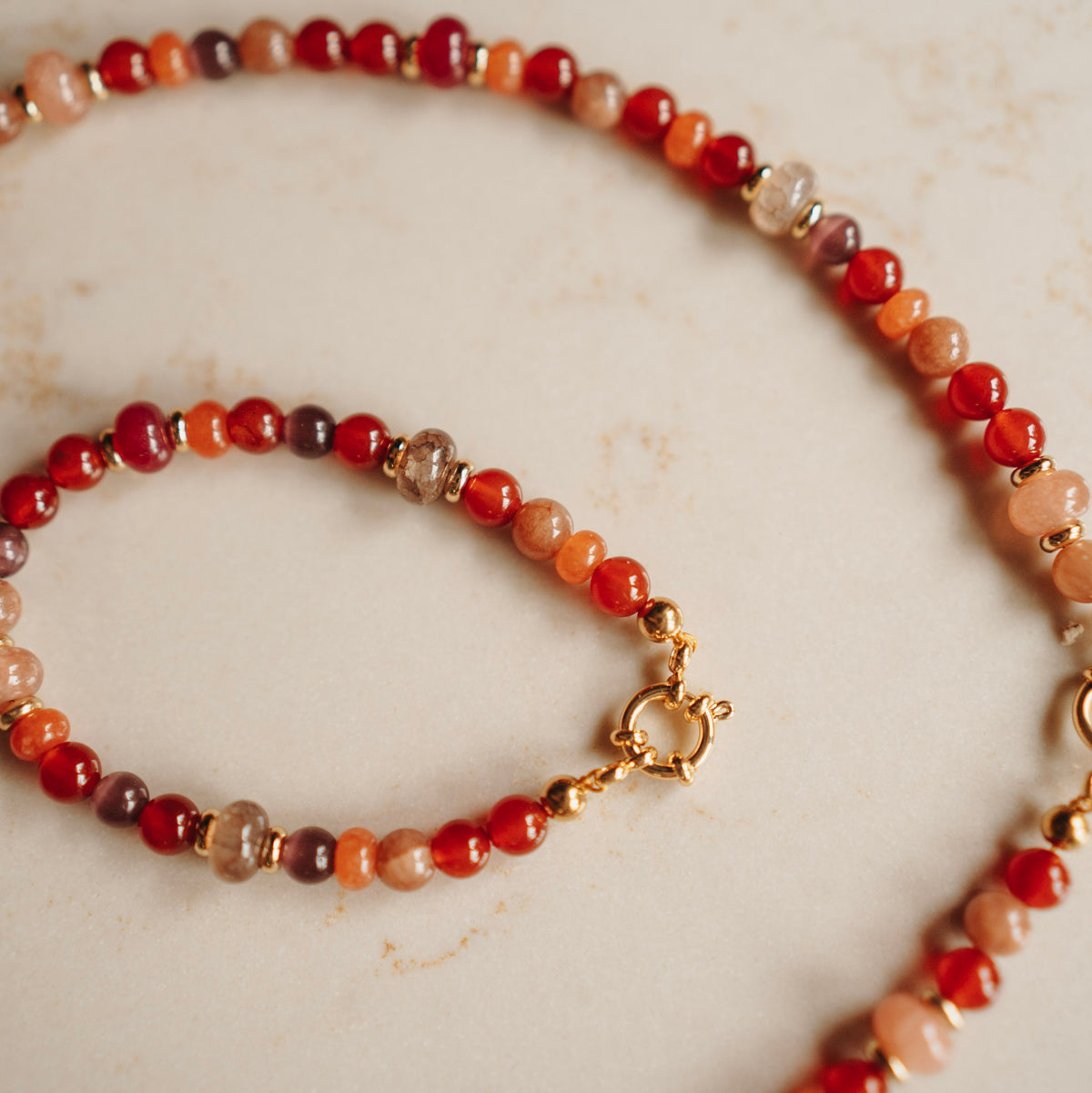 Armband Amber - edelstenen