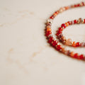 Collier Amber - div edelstenen